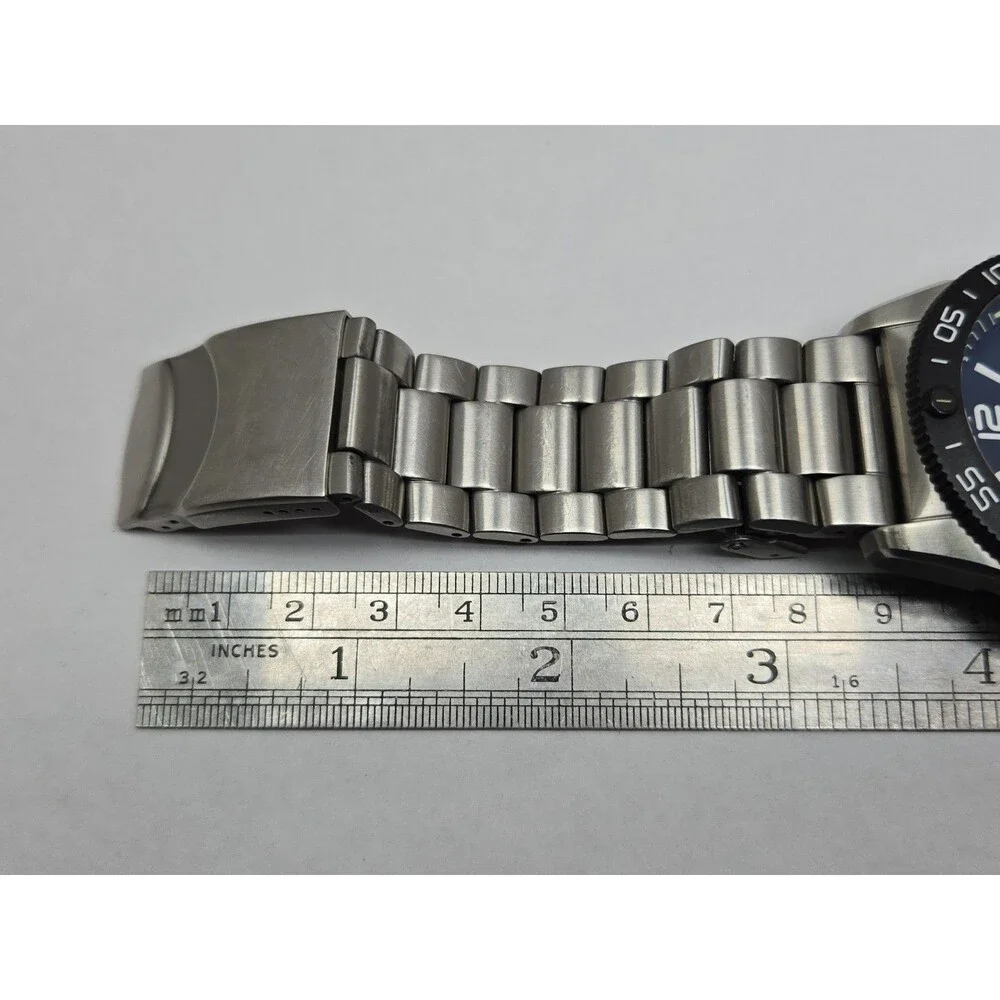 Mens Luminox Pacific Diver 48mm Blue Dial Steel Watch Sapphire Swiss New Battery